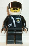 LEGO cop019 Police - Zipper with Sheriff Star, White Helmet, Black Visor