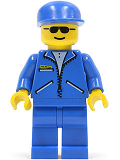LEGO tel004 Jacket Blue - Blue Legs, Blue Cap